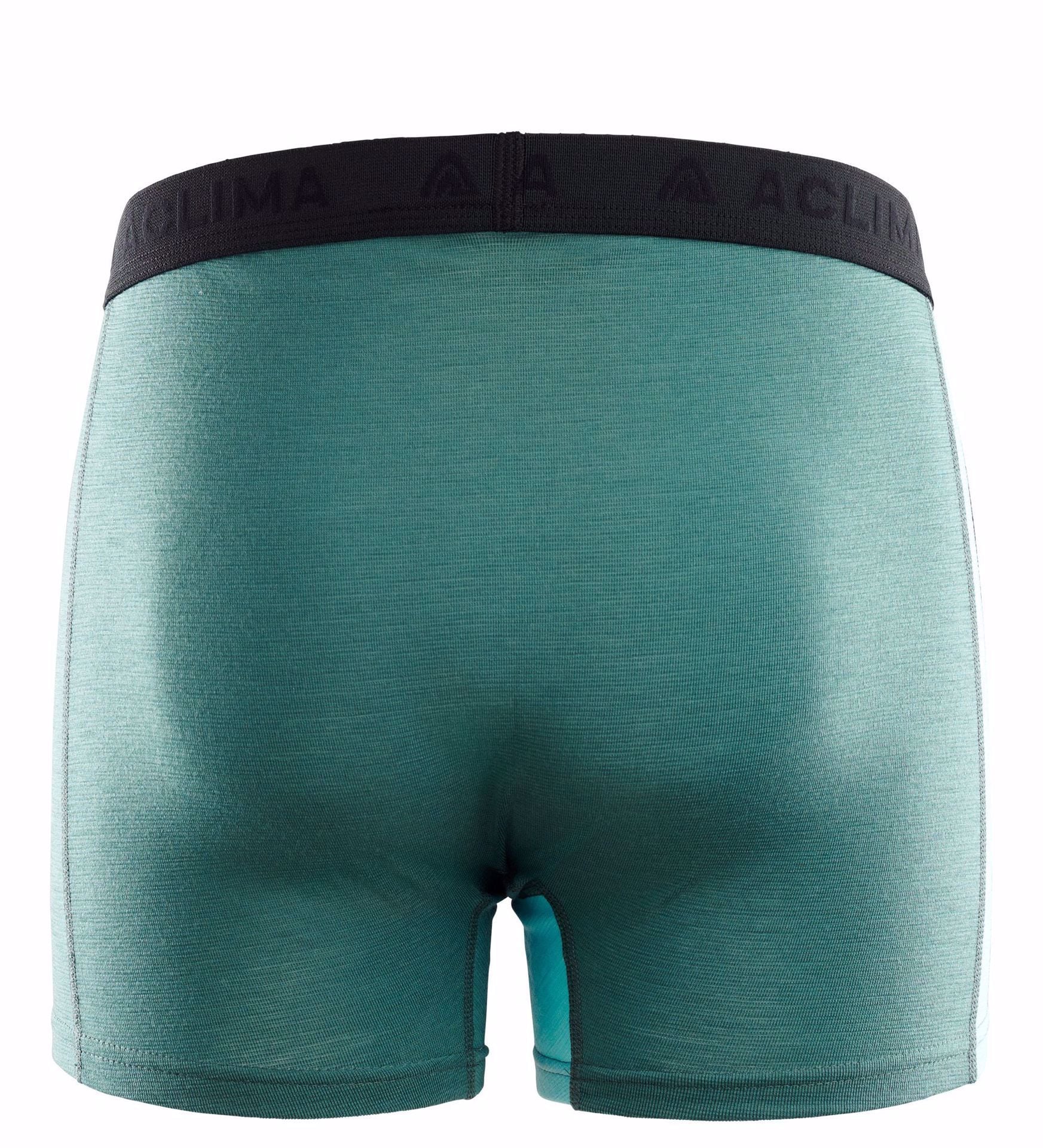 Aclima Warmwool Boxer Shorts Man North Atlantic/Reef Waters