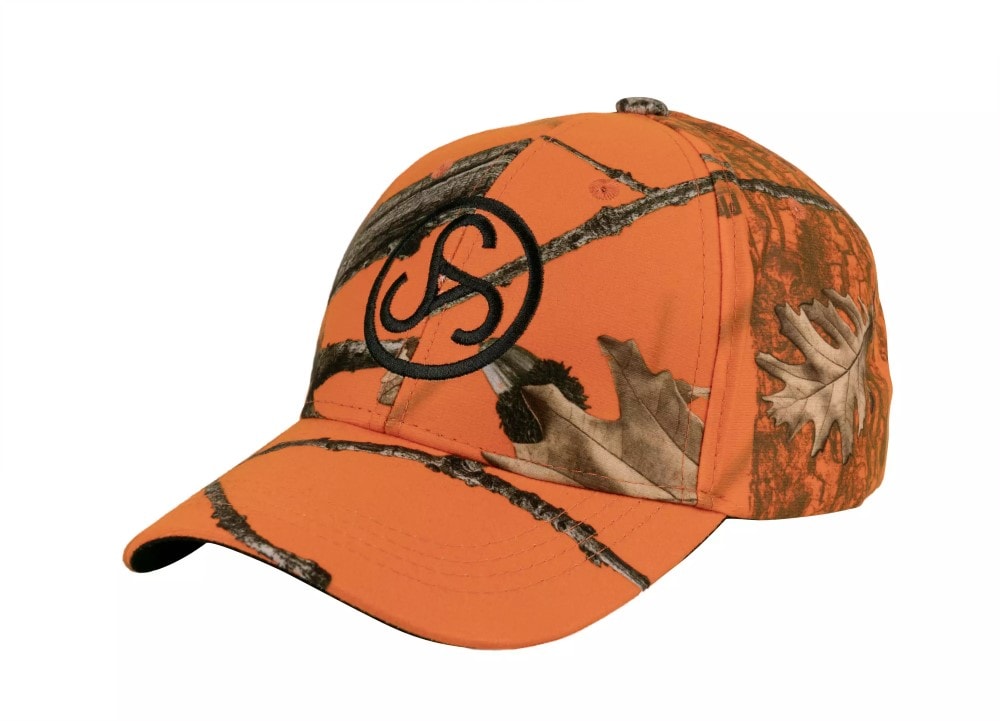 Sauer Camo Cap Blaze Orange Leaf Camo