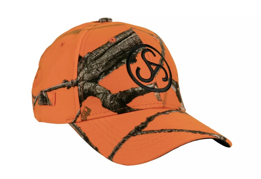 Sauer Camo Cap Blaze Orange Leaf Camo