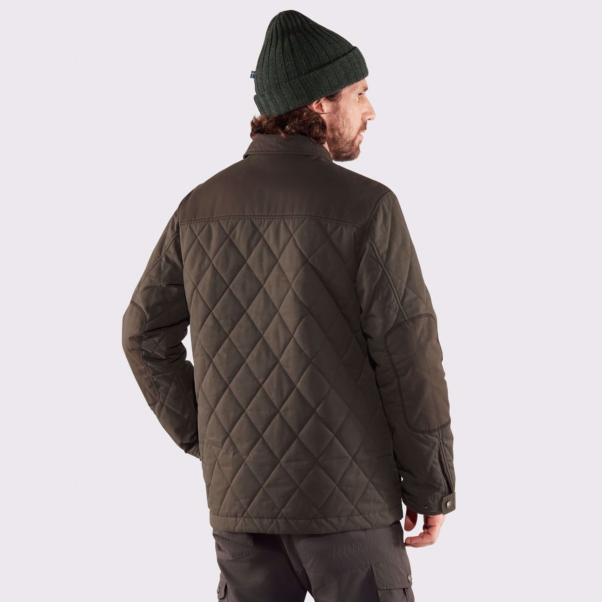 Fjällräven Övik Wool Padded Jacket Dark Olive