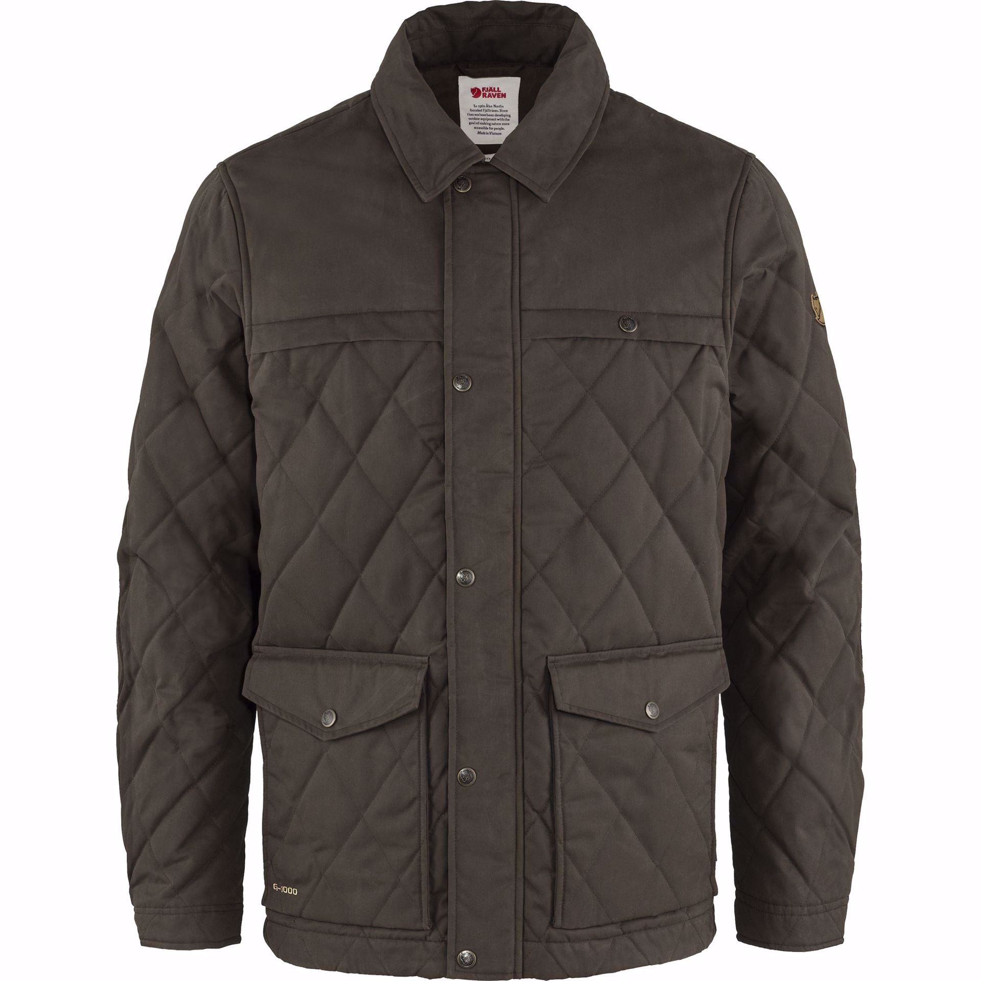 Fjällräven Övik Wool Padded Jacket Dark Olive