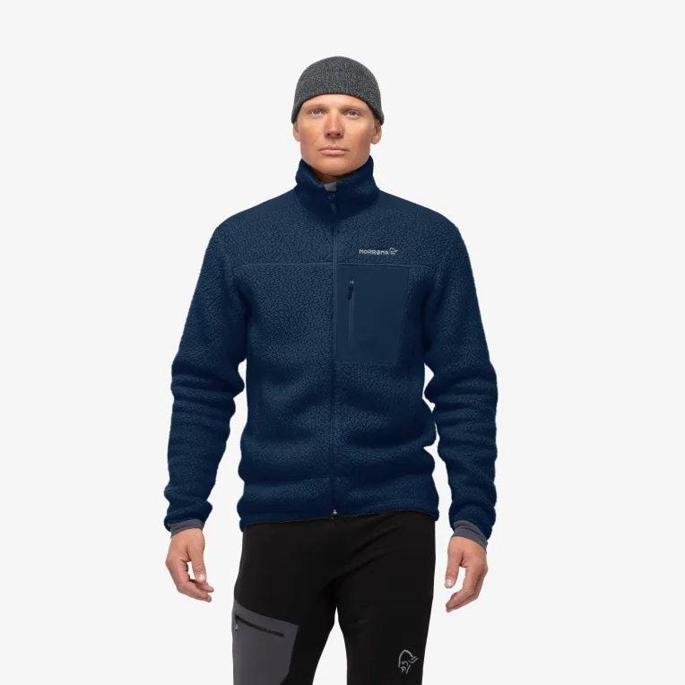 Norrøna trollveggen Thermal Pro Jacket (M) Indigo Night Blue/Indigo Night