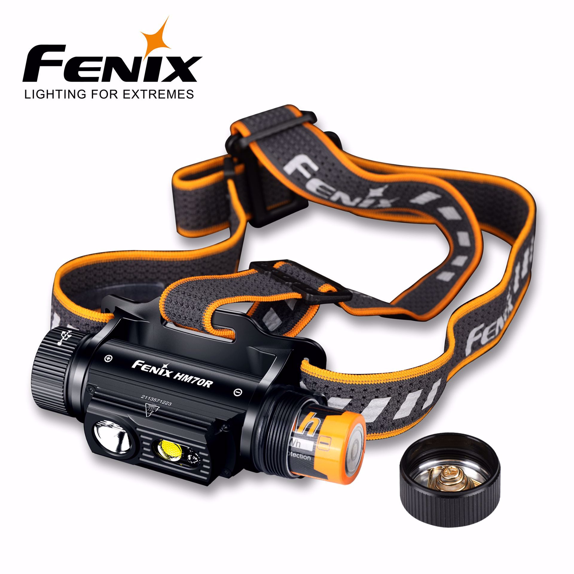 FENIX HM70R Hodelykt 1600 lm Led USB-C