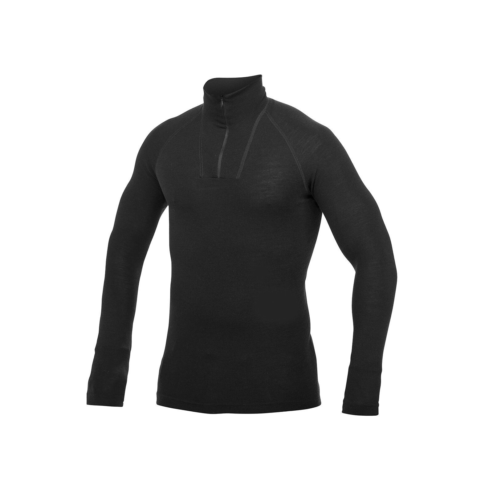 Woolpower Zip Turtleneck LITE BLACK