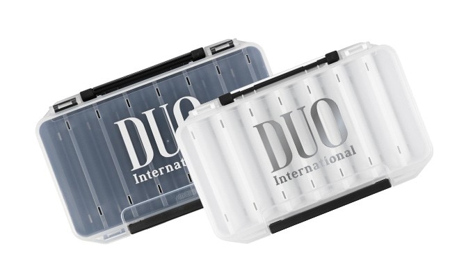 DUO Reverse Lure Case 100 Pearl Black/ Gold logo