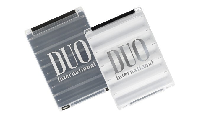 DUO Reverse Lure Case 140 Pearl Black/ Gold logo