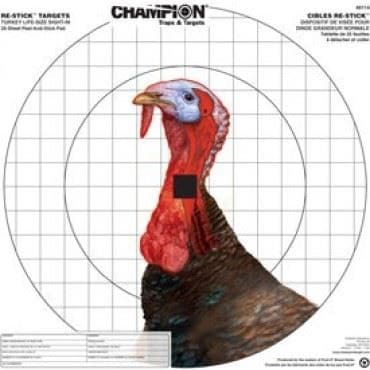 Re-stick Turkey Sight-in Target 16x16