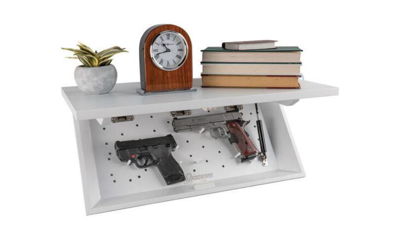 Lockdown In Plain Sight-Shelf-White