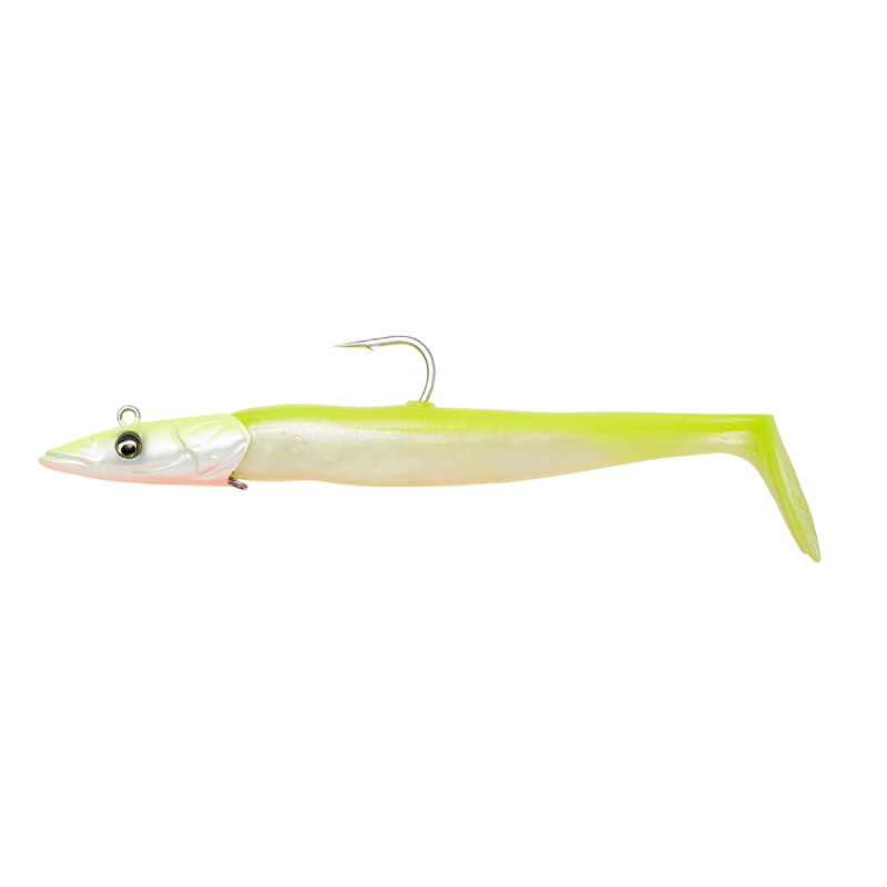 Savage Gear SANDEEL V2 14CM 33G SINKING LEMON BACK 2+1