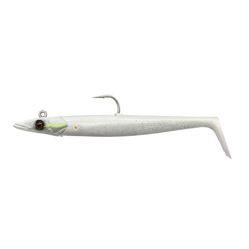 SG SANDEEL V2 18CM 86G WHITE PEARL SILVER 2+1