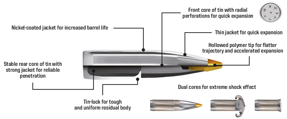 Norma Evostrike 270 WIN 6,2 g / 96 gr