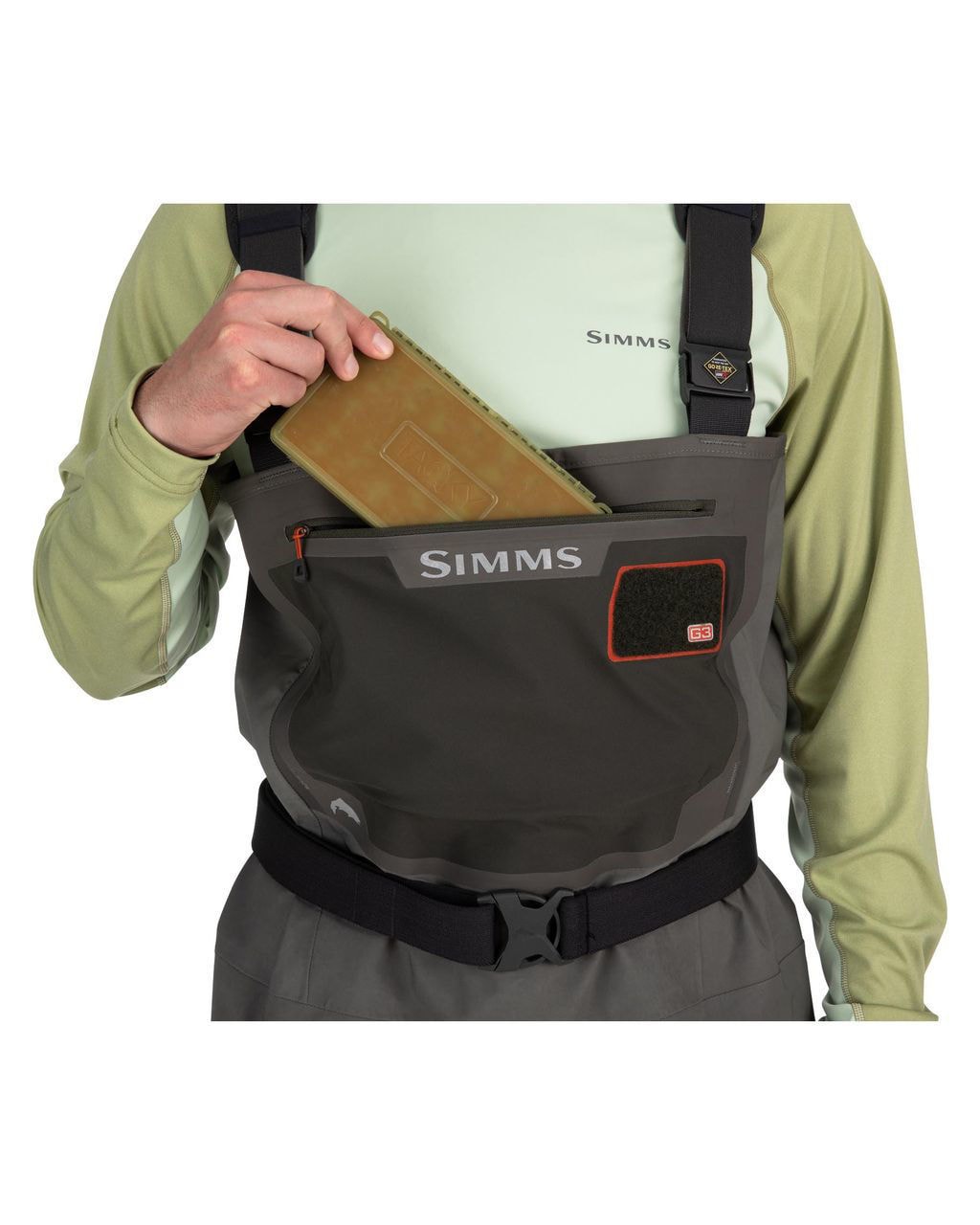 Simms G3 Guide Stockingfoot Gunmetal