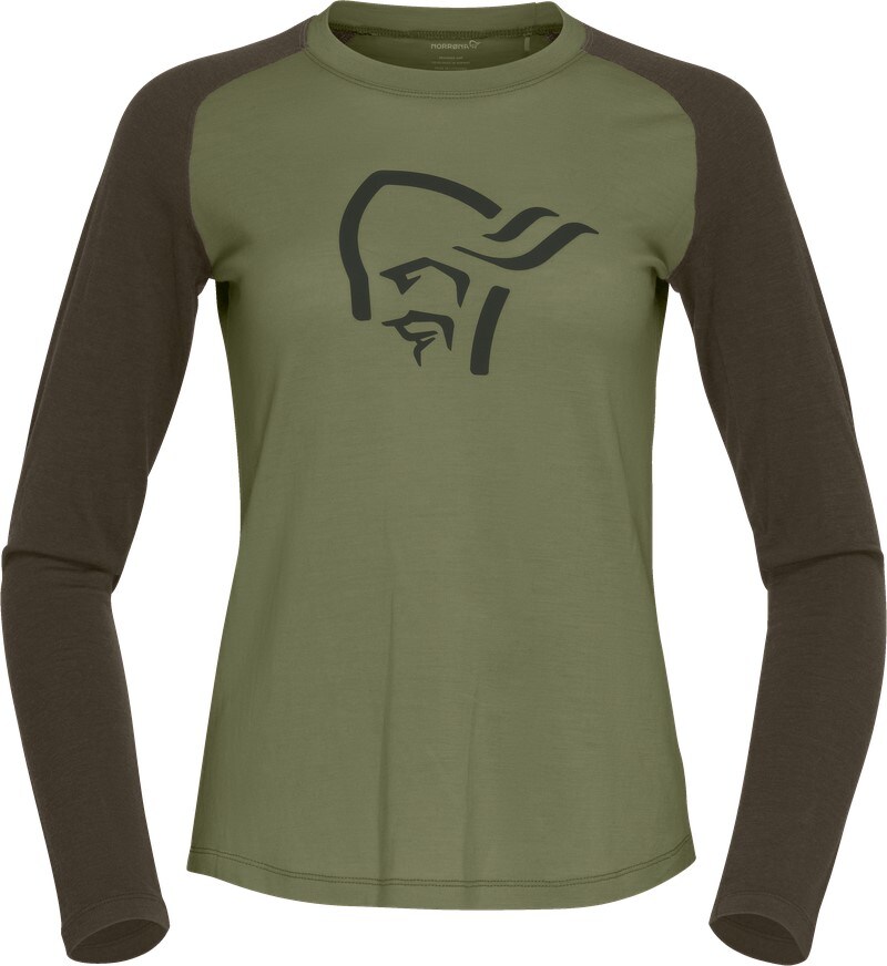 Norrøna Femund Pureull Zip Neck (M) Loden Green