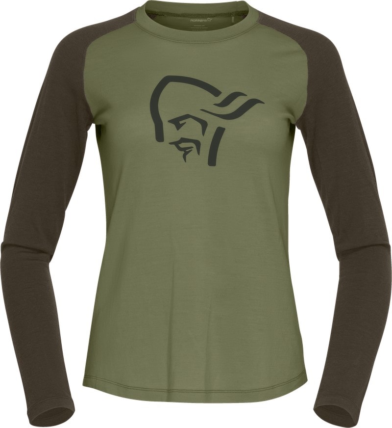 Norrøna Femund Pureull Zip Neck (M) Loden Green