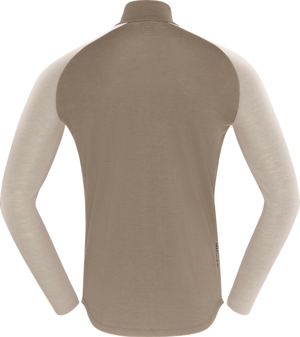 Norrøna Femund Pureull Zip Neck (M) Winter Twig