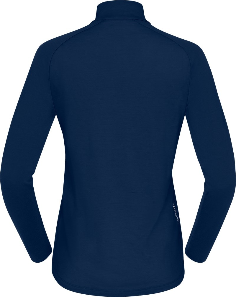 Norrøna Femund Pureull Zip Neck (W) Indigo Night