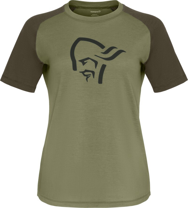 Norrøna Femund pureUll T-shirt (W) Loden Green