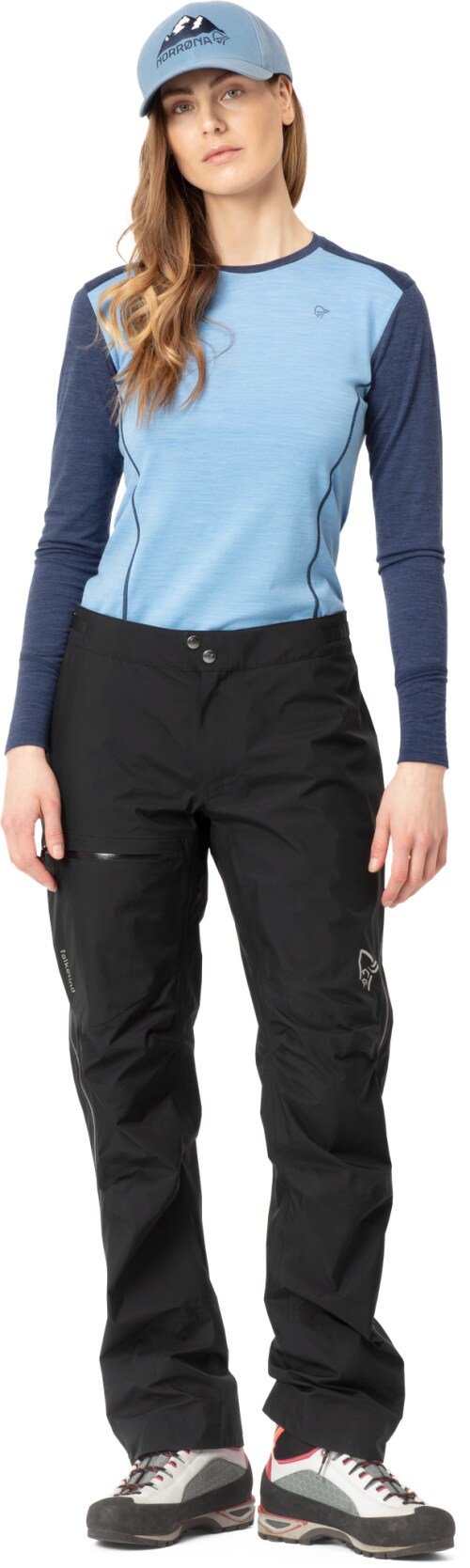 Norrøna falketind Gore-Tex Paclite Pants W's Caviar Utgått