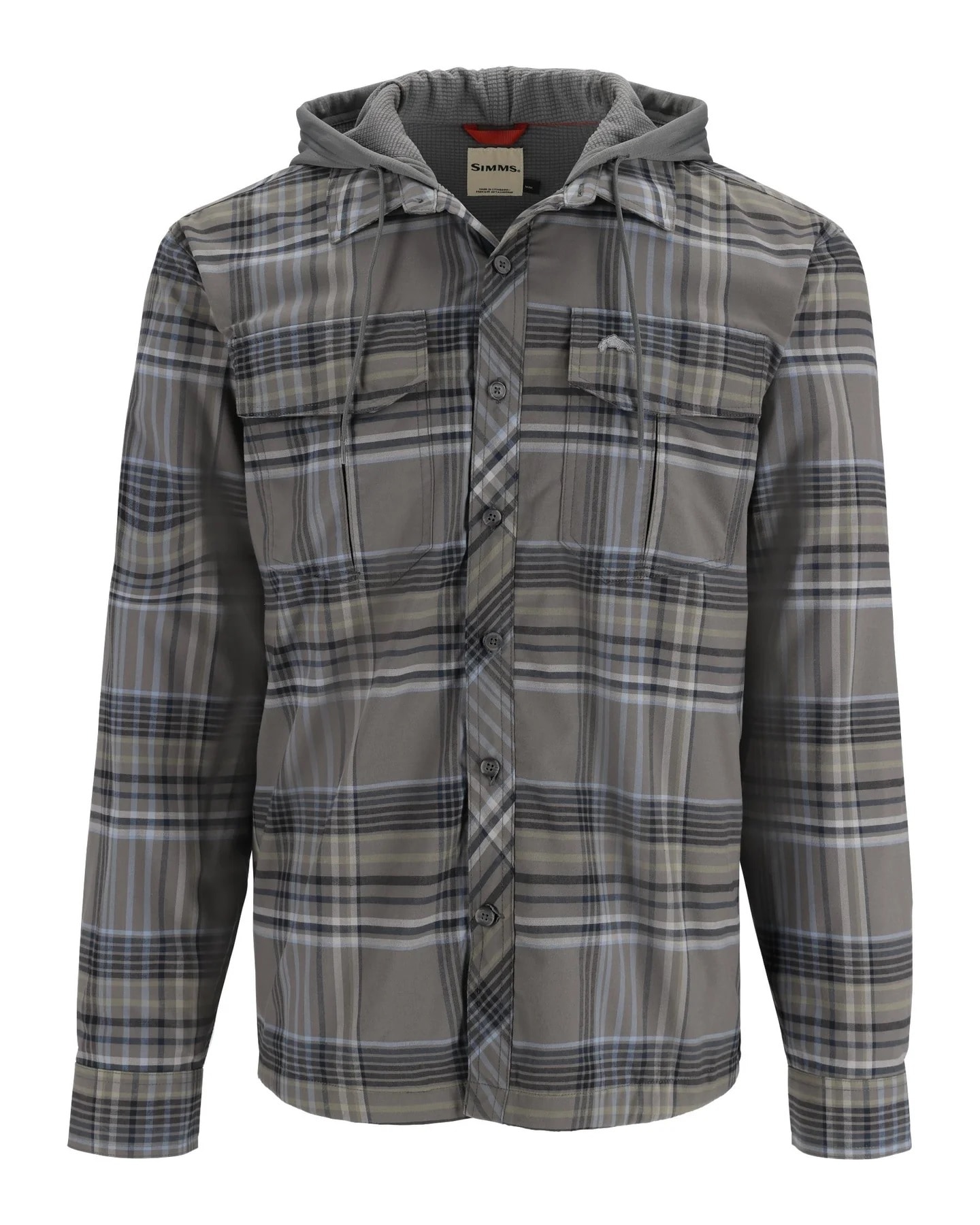 Simms ColdWeather Hoody Gunmetal Neo Plaid (utgått)