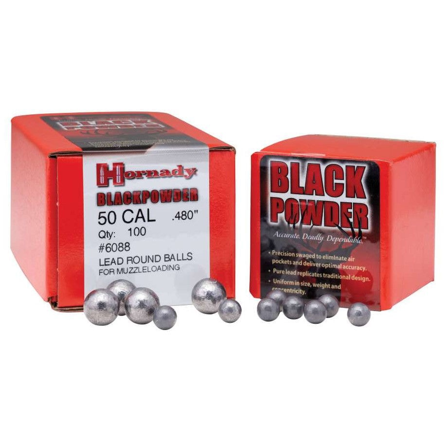 Hornady Lead Balls 50 Cal .490 Lead Balls