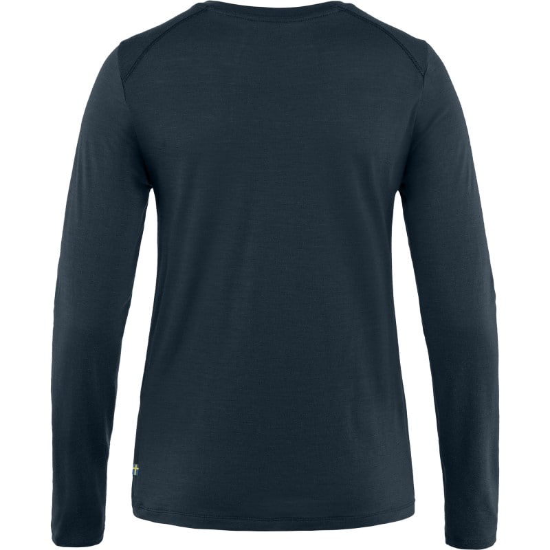 Fjällräven Abisko Wool LS W Dark Navy