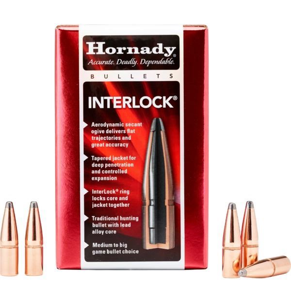 Hornady Traditional Rifle Bullets 30 Cal .308 150 Gr Btsp