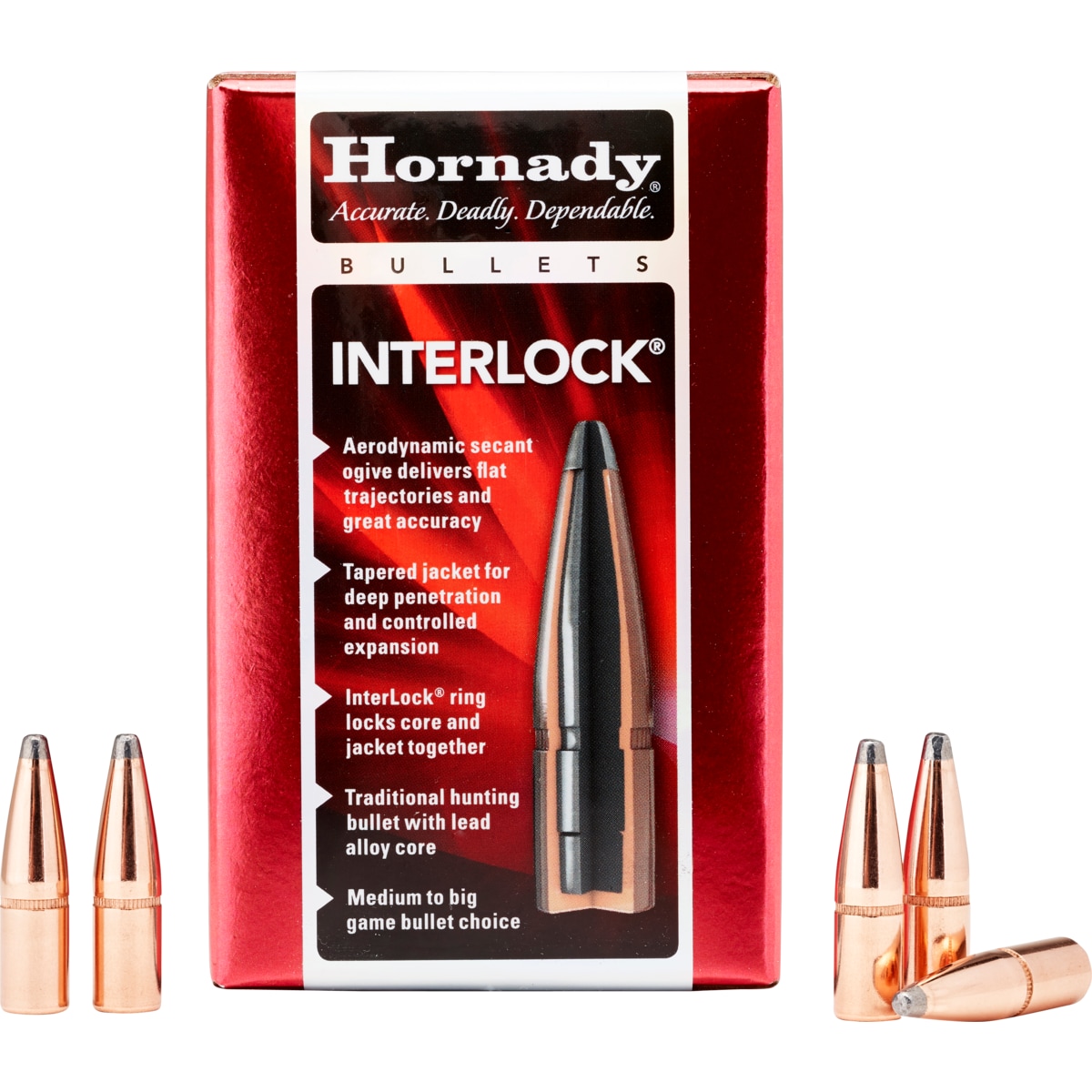 Hornady Traditional Rifle Bullets 6.5Mm .264 129 Gr Sp