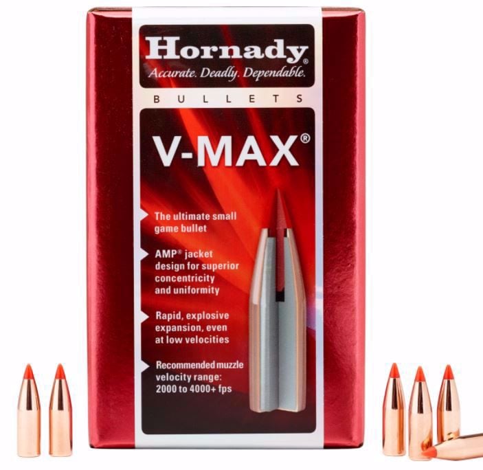 Hornady V-Max Bullets 270 Cal .277 110 Gr V-Max W/C