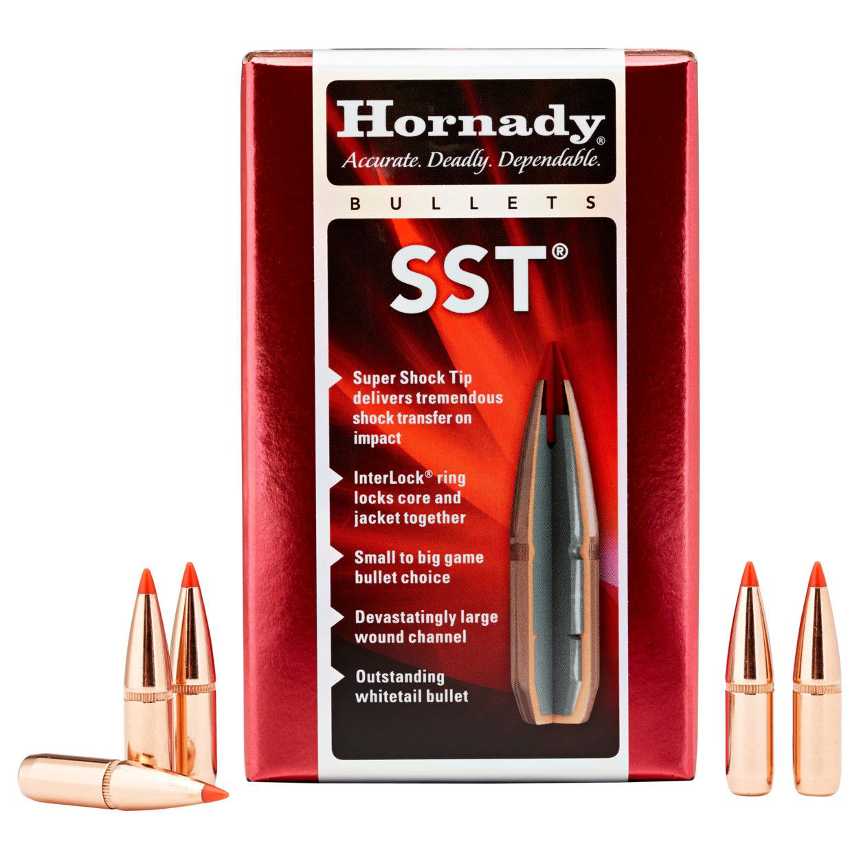Hornady Sst Bullets 270 Cal .277 150 Gr Sst