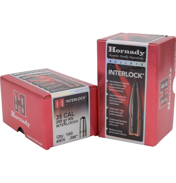 Hornady Traditional Rifle Bullets 35 Cal .358 200 Gr Rn