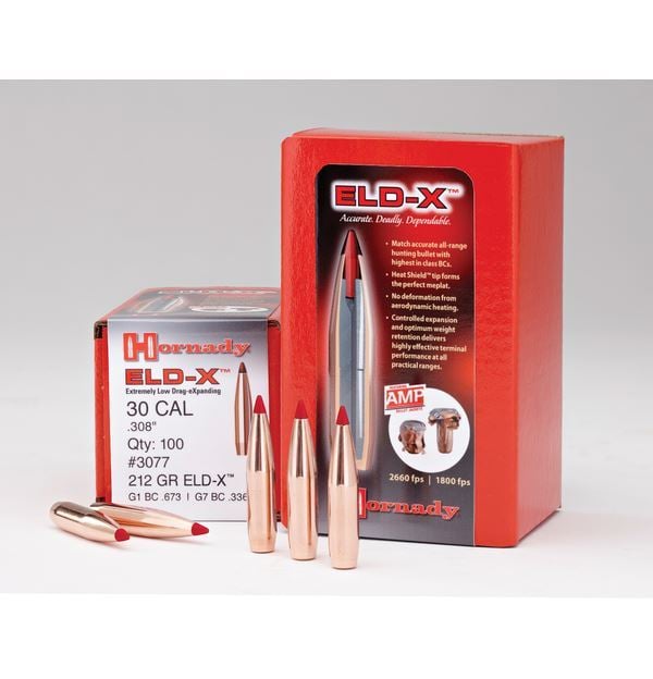 Hornady Eld-X Bullets 6,5Mm .264 143 Gr Eld-X