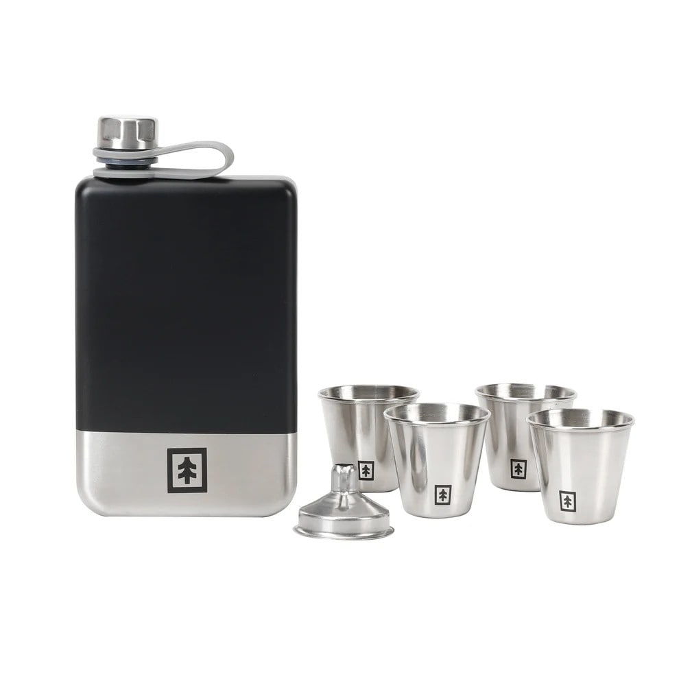 Swiss Tech Hip flask and cup giftset
