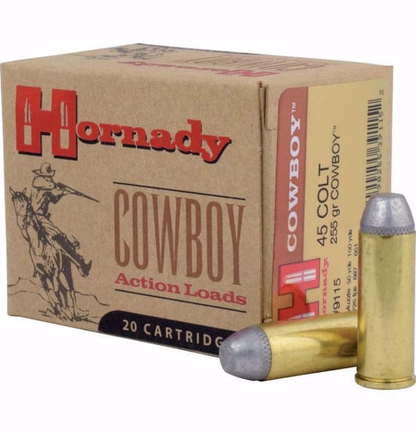 Hornady Custom Pistol 45 Colt 255 Gr Cowboy