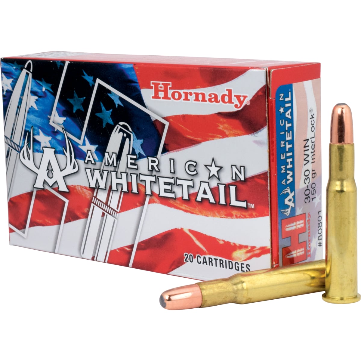 Hornady American Whitetail 30-30 Win 150 Gr Interlock Aw