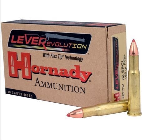Hornady Leverevolution 32 Spcl 165 Gr Ftx Lvrev