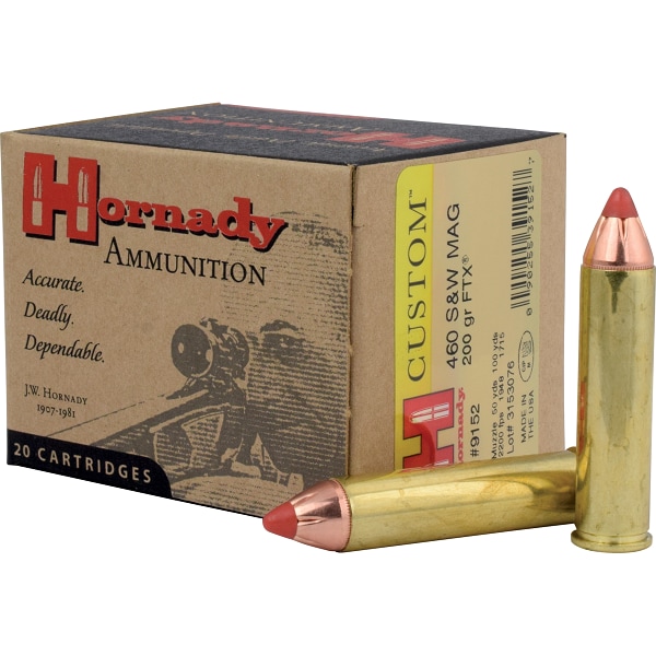 Hornady Custom Pistol 460 S&W 200 Gr Ftx