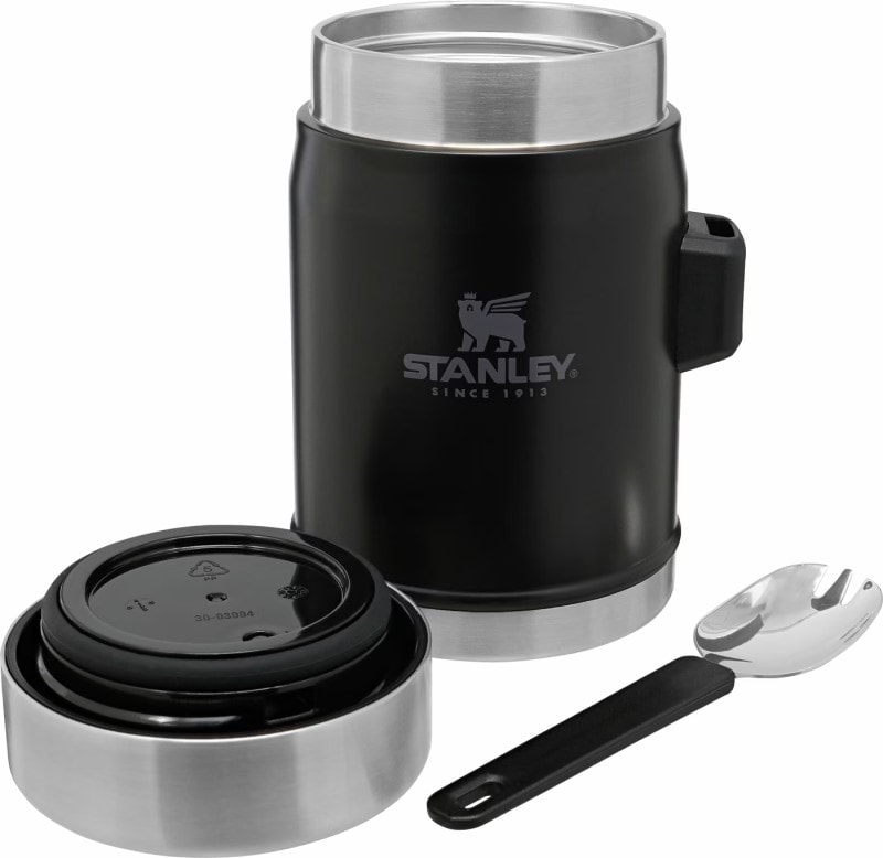 Stanley Mat termos med skje matte black 0,4L