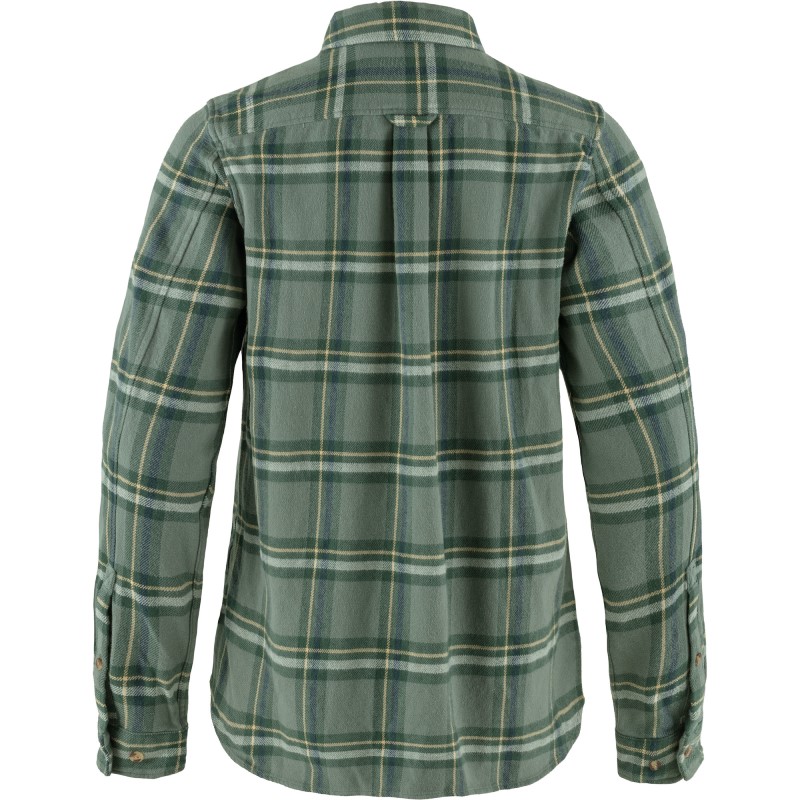 Fjällräven Övik Heavy Flannel Shirt W Patina Green - Deep Patina