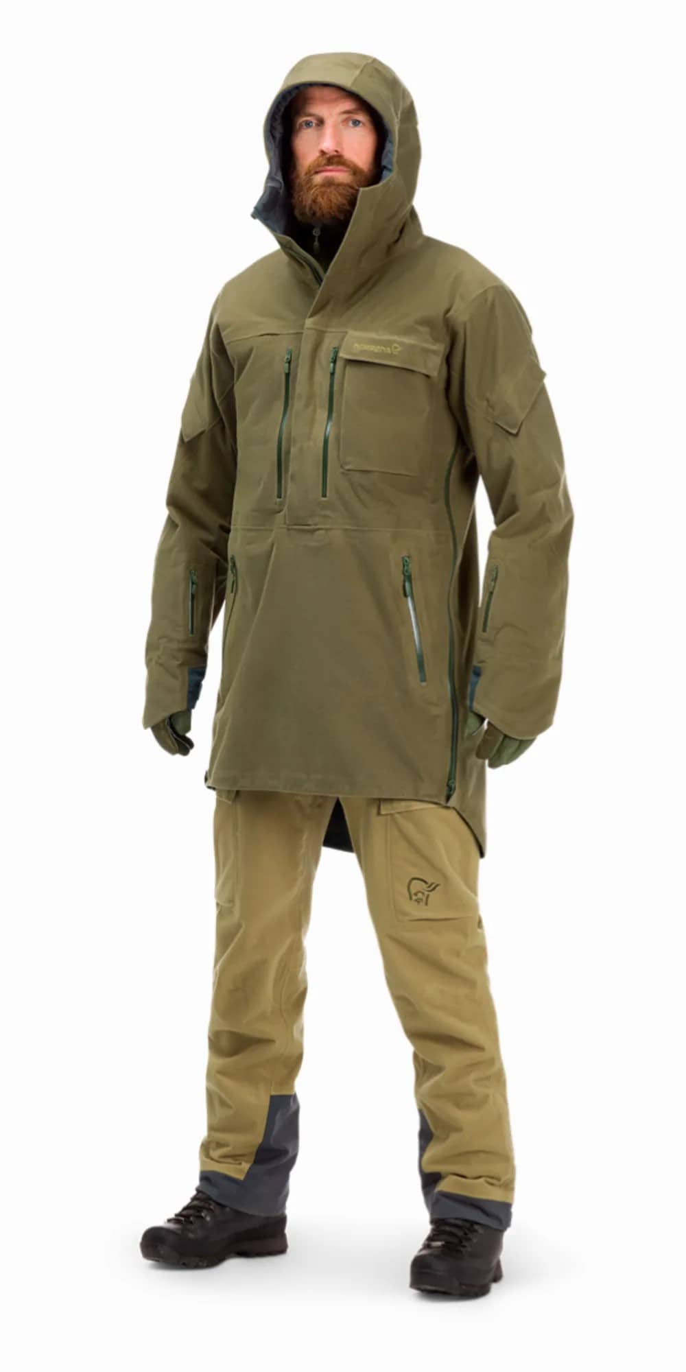 Norrøna Kvinnherad Gore-Tex Jaktdress Olive Drab Utgått