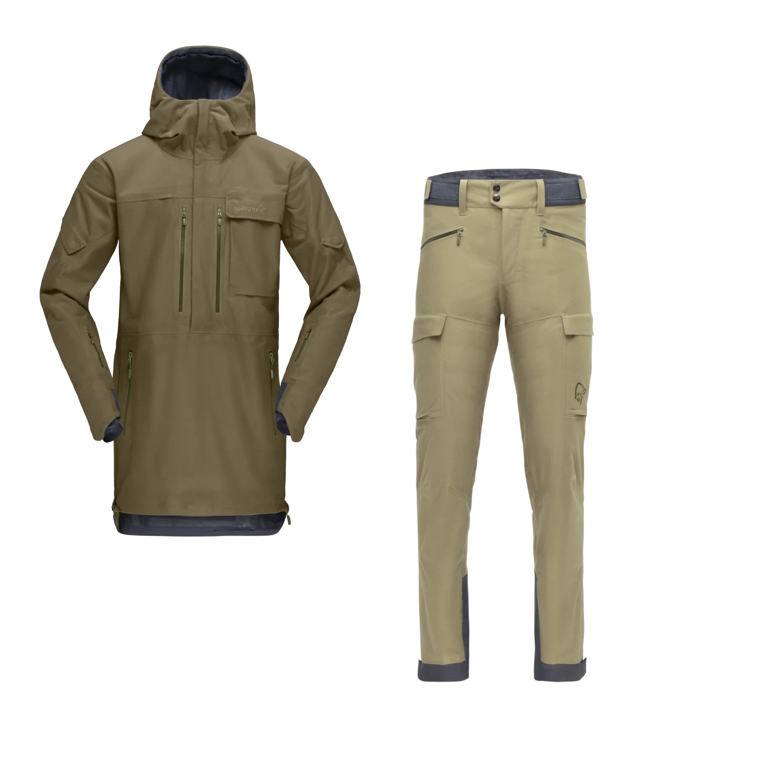 Norrøna Kvinnherad Gore-Tex Jaktdress Olive Drab Utgått