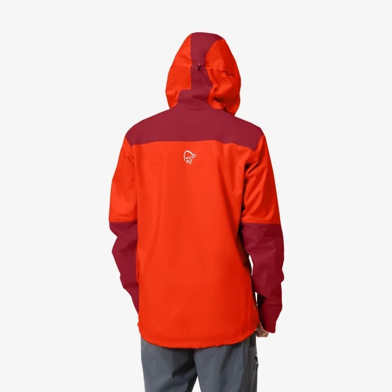 Norrøna trollveggen Gore-Tex Pro Light Jacket (M) Arednalin/Rhubarb Utgått