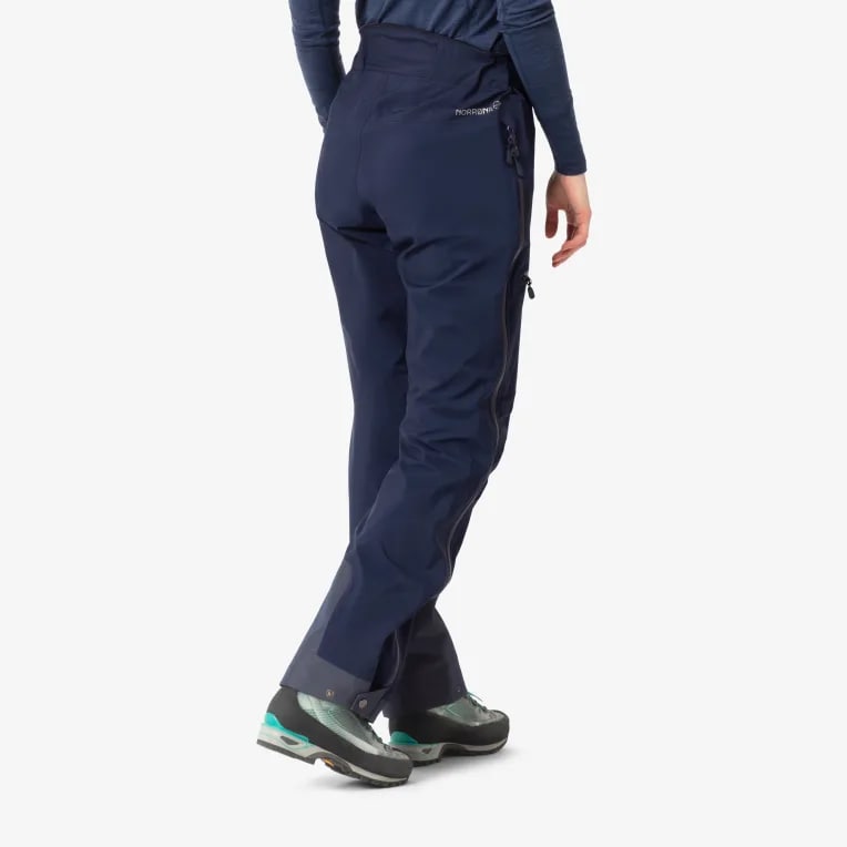 Norrøna trollveggen Gore-Tex Pro Light Pants (W) Indigo Night Blue/Indigo Night Utgått