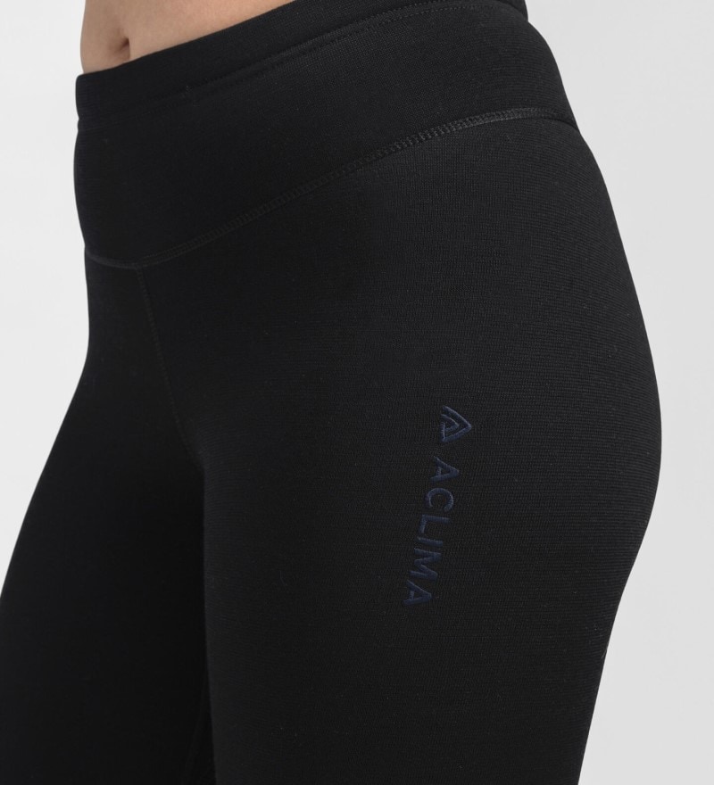 Aclima Fleecewool Longs W Jet Black