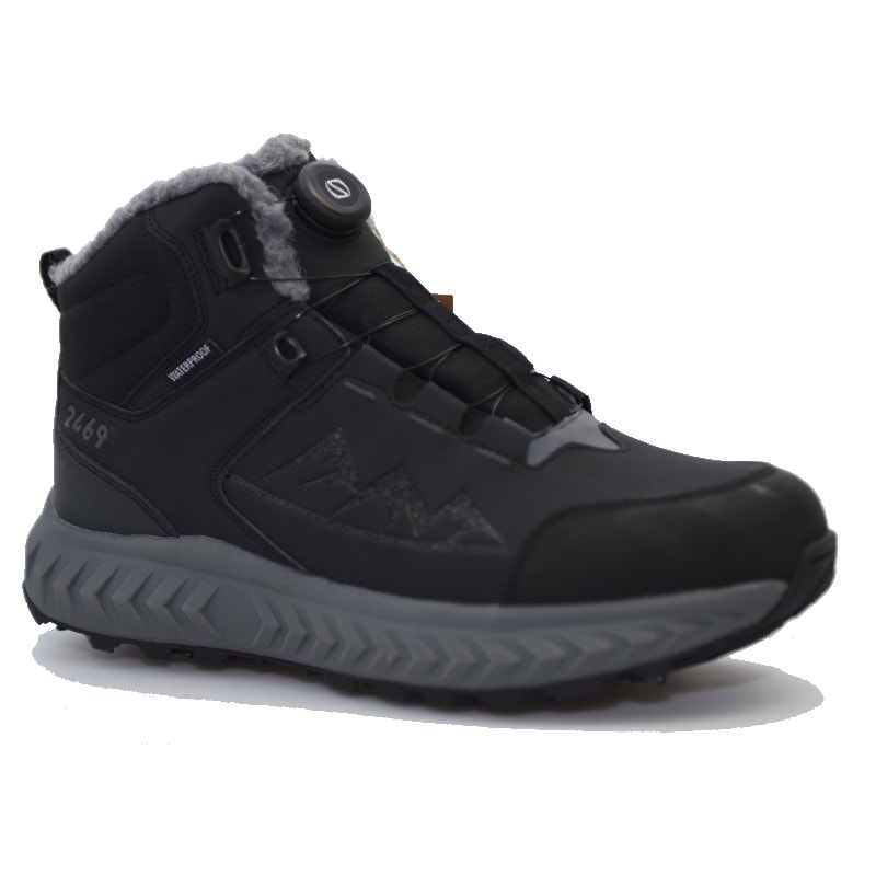 2469 Piggsko Mid Boa Black