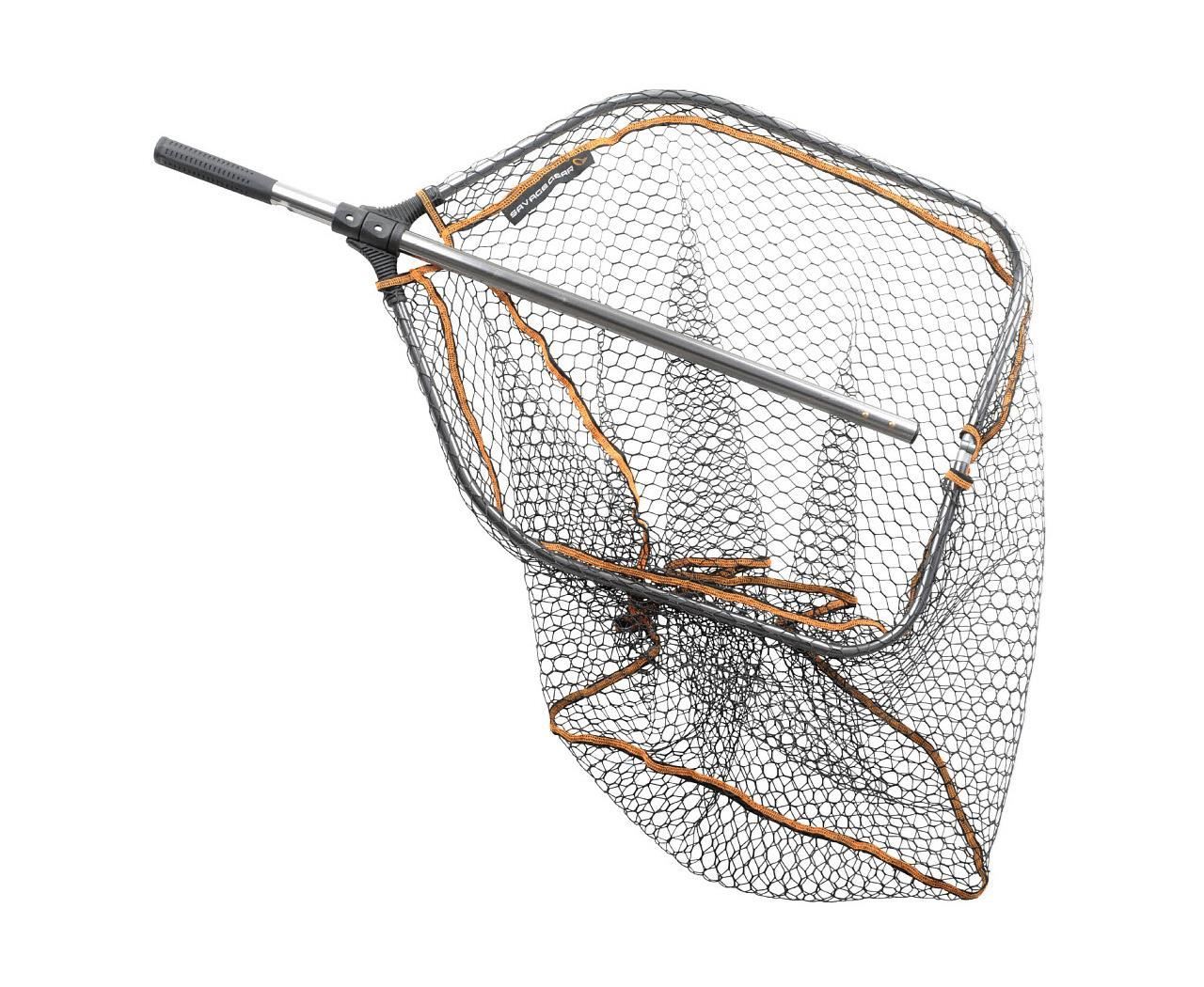 Savage Gear Pro Folding Rubber Large Mesh Landing Net L (65x50cm)