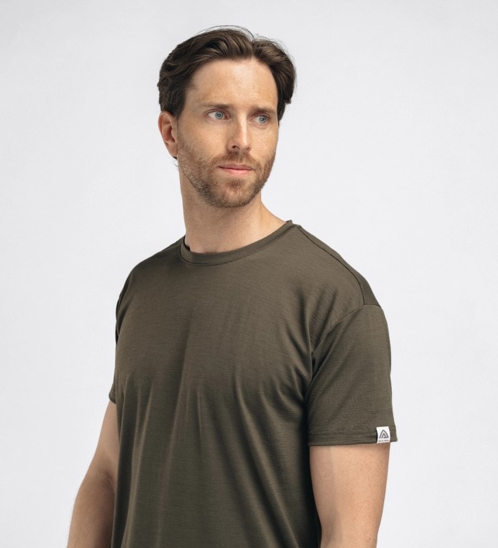 Aclima LightWool 180 classic tee M's Tarmac
