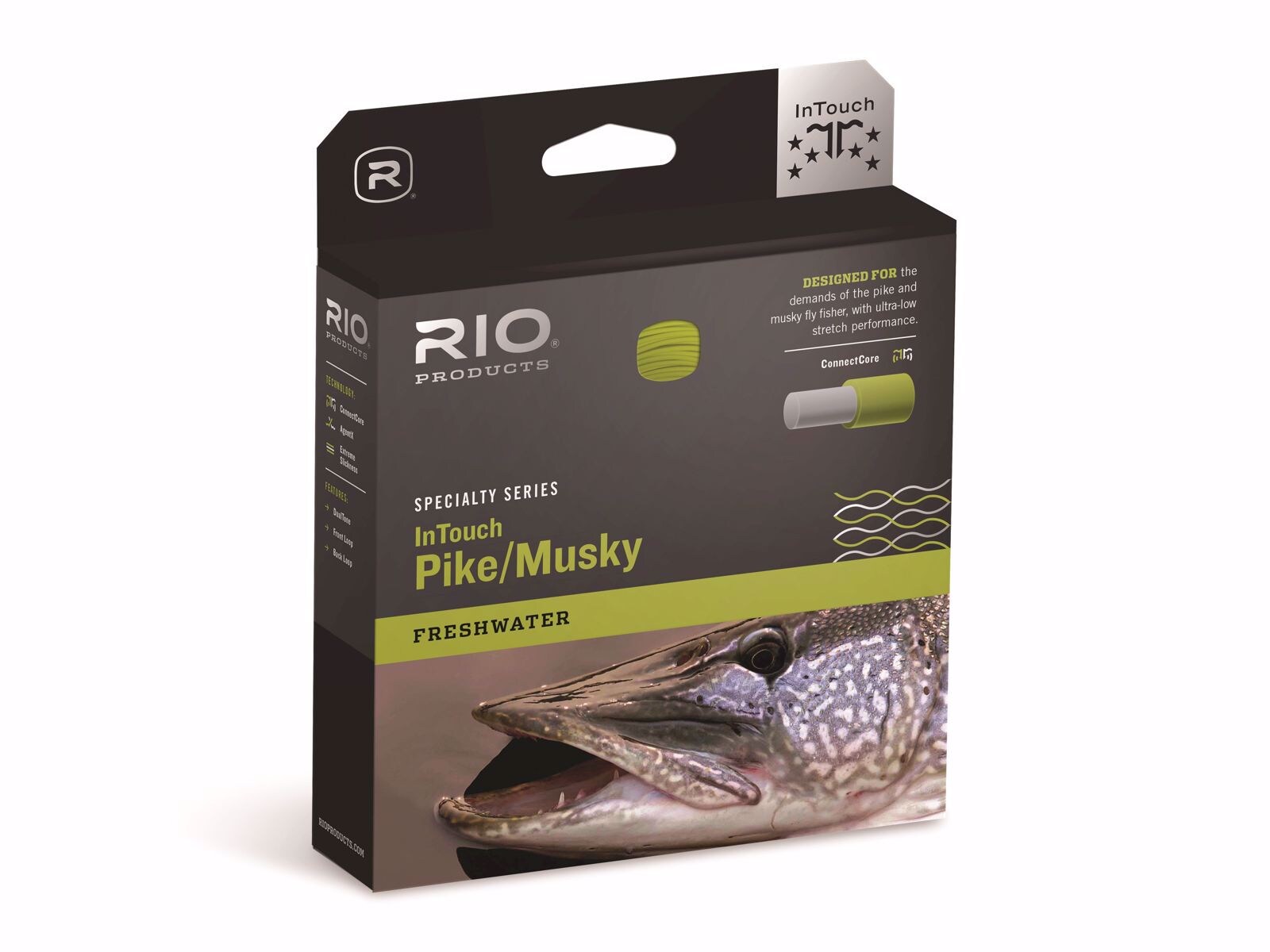 RIO In Touch Pike/Musky WF8F Moss/Yellow