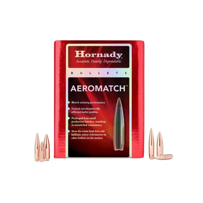 Hornady Aeromatch™ 6,5MM .264 140 Grs HHB (500 Count Box)