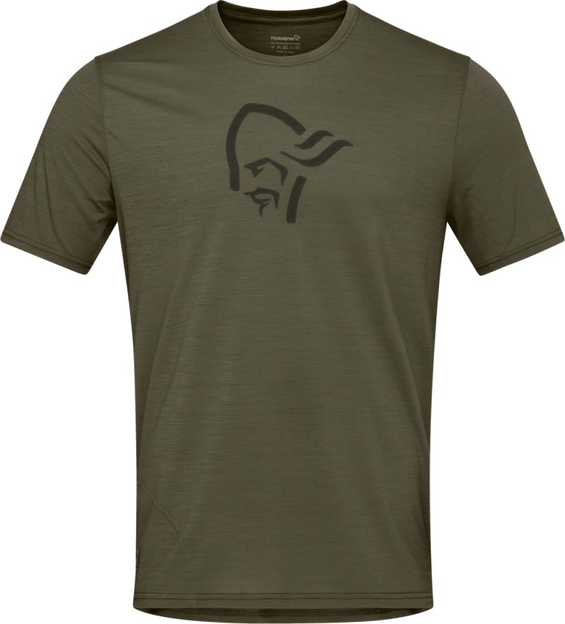 Norrøna Femund Equaliser Merino T-Shirt (M) Olive Night