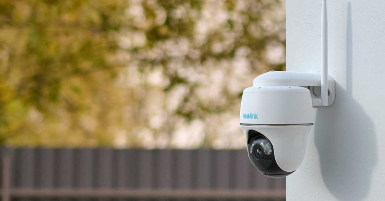 Reolink Argus PT 5MP - Batteridrevet Wifi Pan & Tilt Kamera Hvit